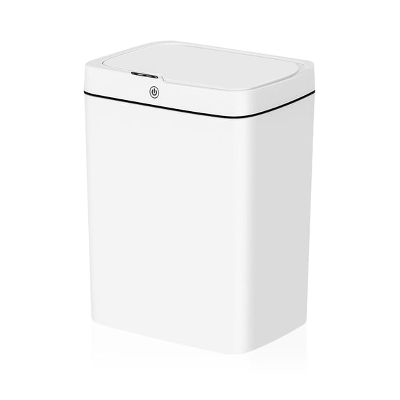 4 Gallon Automatic Trash Can with Motion Sensor - Touchless Bathroom, Kitchen & Office Garbage Bin