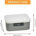 thumbnail image 1 of 4 Gallon Lockable Storage Container Bin with Combination Lock, Portable Plastic Safe Box for Car, Office, Home & Outdoor, 1 of 4