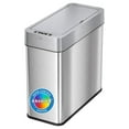 4 Gallon Slim Sensor Trash Can with AbsorbX Odor Control System Lid
