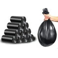 thumbnail image 1 of 4 Gallon Small Black Trash Bags 75 Count Tear Resistant Mini Garbage Bags for Bathroom Living Room Office and Bedroom Trash Cans, 1 of 5