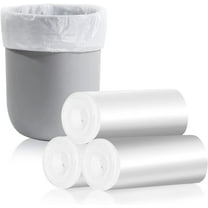 4 Gallon Small Trash Bag - Unscented 4 Gallon Garbage Bags for Bathroom, Kitchen, Bedroom, 105 Count  Mini Trash Bags(15 Liter)