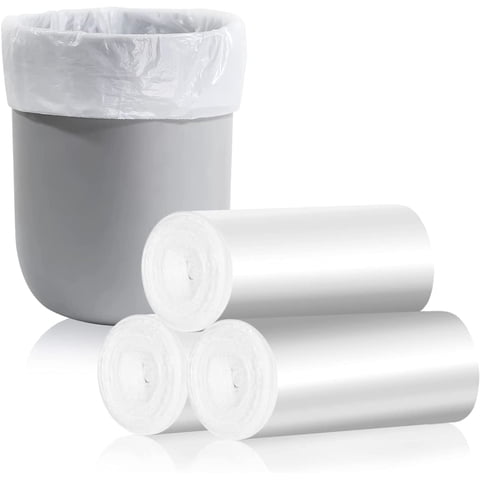 4 Gallon Small Trash Bag - Unscented 4 Gallon Garbage Bags for Bathroom, Kitchen, Bedroom, 105 Count Mini Trash Bags(15 Liter)