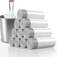thumbnail image 1 of 4 Gallon Small Trash Bags, 200 Count Unscented Drawstring Garbage Bags for Bathroom Bedroom Office & Car Wastebasket, 1 of 7