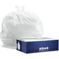 thumbnail image 1 of 4 Gallon Trash Bags │ 0.5 Mil │ White Garbage Can Liners │ 17" x 18" (250 Count), 1 of 4