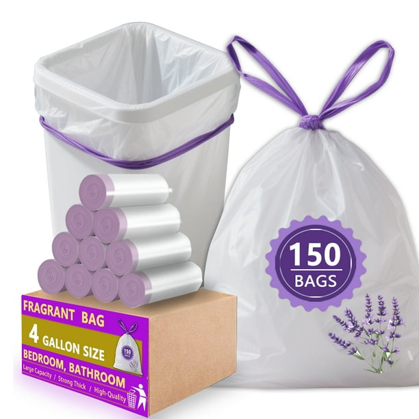 4 Gallon Trash Bags Lavender Scented (15…