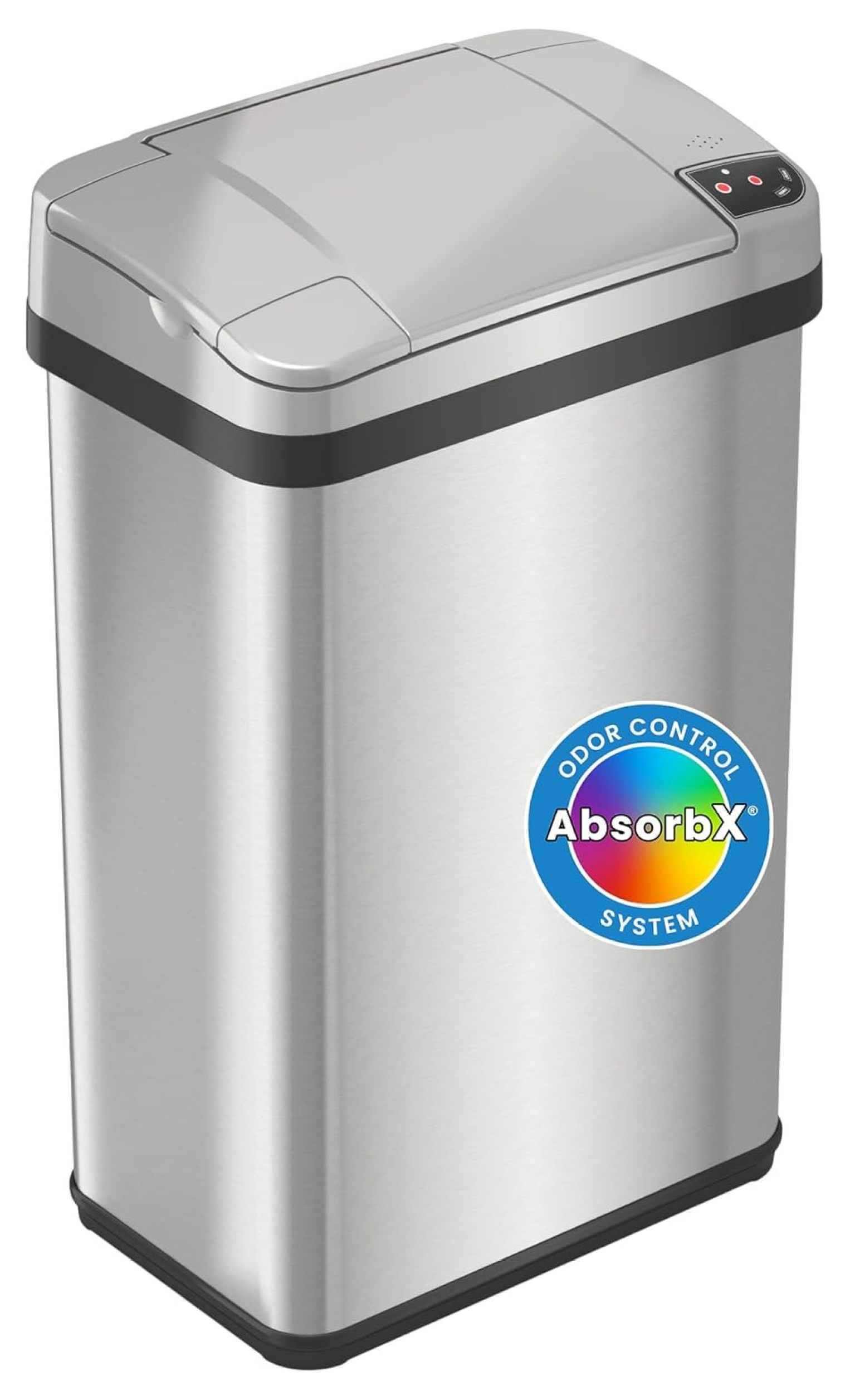 4 Gallon Trash Can with AbsorbX Odor Filter and Lemon Fragrance