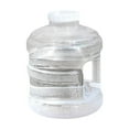thumbnail image 1 of 4 Gallon Water Container with Tap BPA Free Portable Water Storage Tank for Camping Hiking Outdoor Sports, Clear Water Jug with Handle Drinking Water Tank for Emergency Preparedness and Travel, 1 of 5