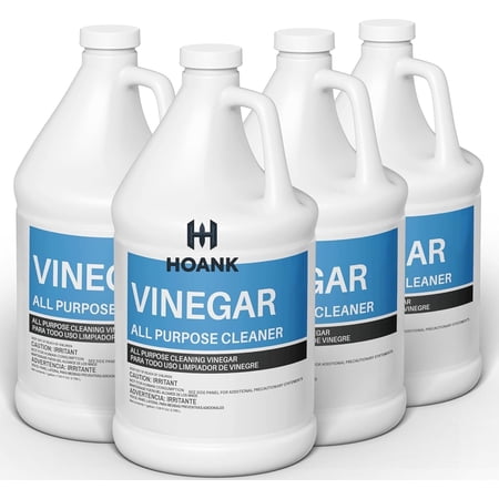 (4 Gallons) - Distilled White Cleaning Vinegar 6% Acidity - Multi-Purpose Household Surface Cleaner, Safe for Laundry