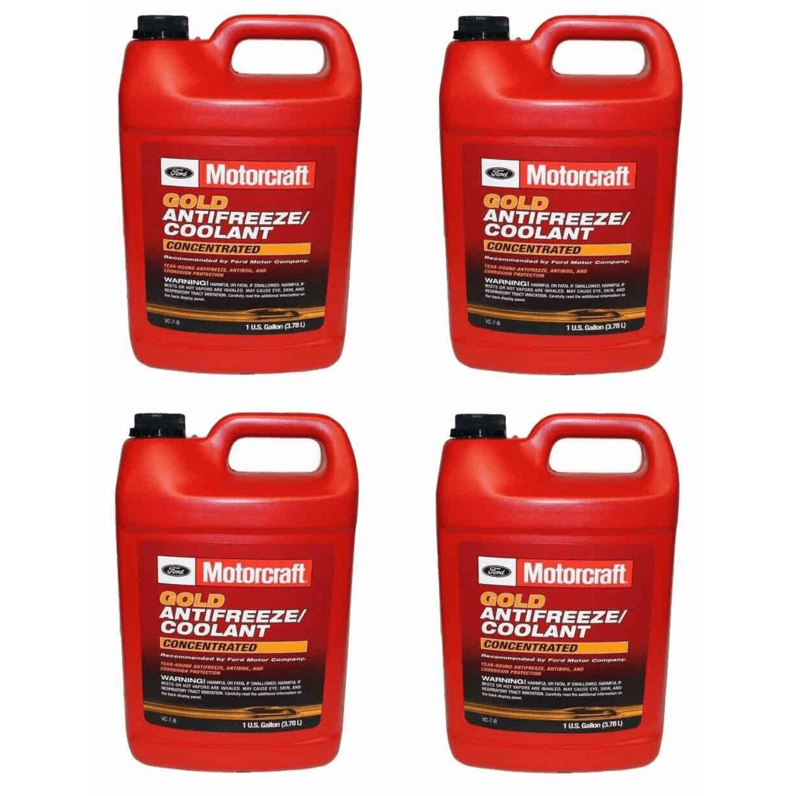 4 Gallons OEM FORD Engine Coolant/Antifreeze MOTORCRAFT GOLD