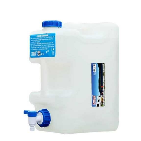 4 Gallons Water Storage Tank Water Container with Spigot BPA Free Portable Water Jug for Camping Outdoor Emergency