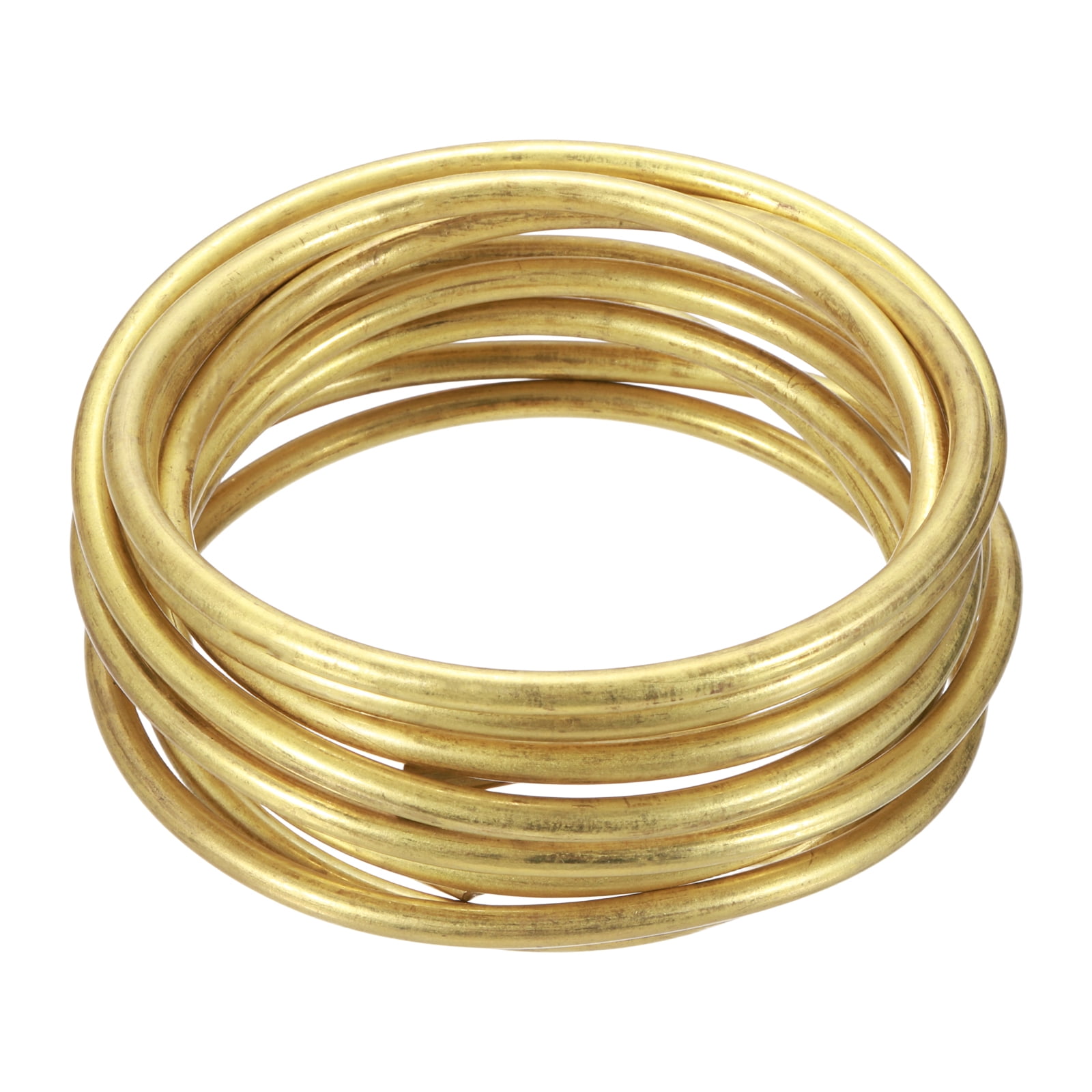 4 Gauge Brass Round Wire, 9.8 ft Craft Tarnish Resistant Beading Wires