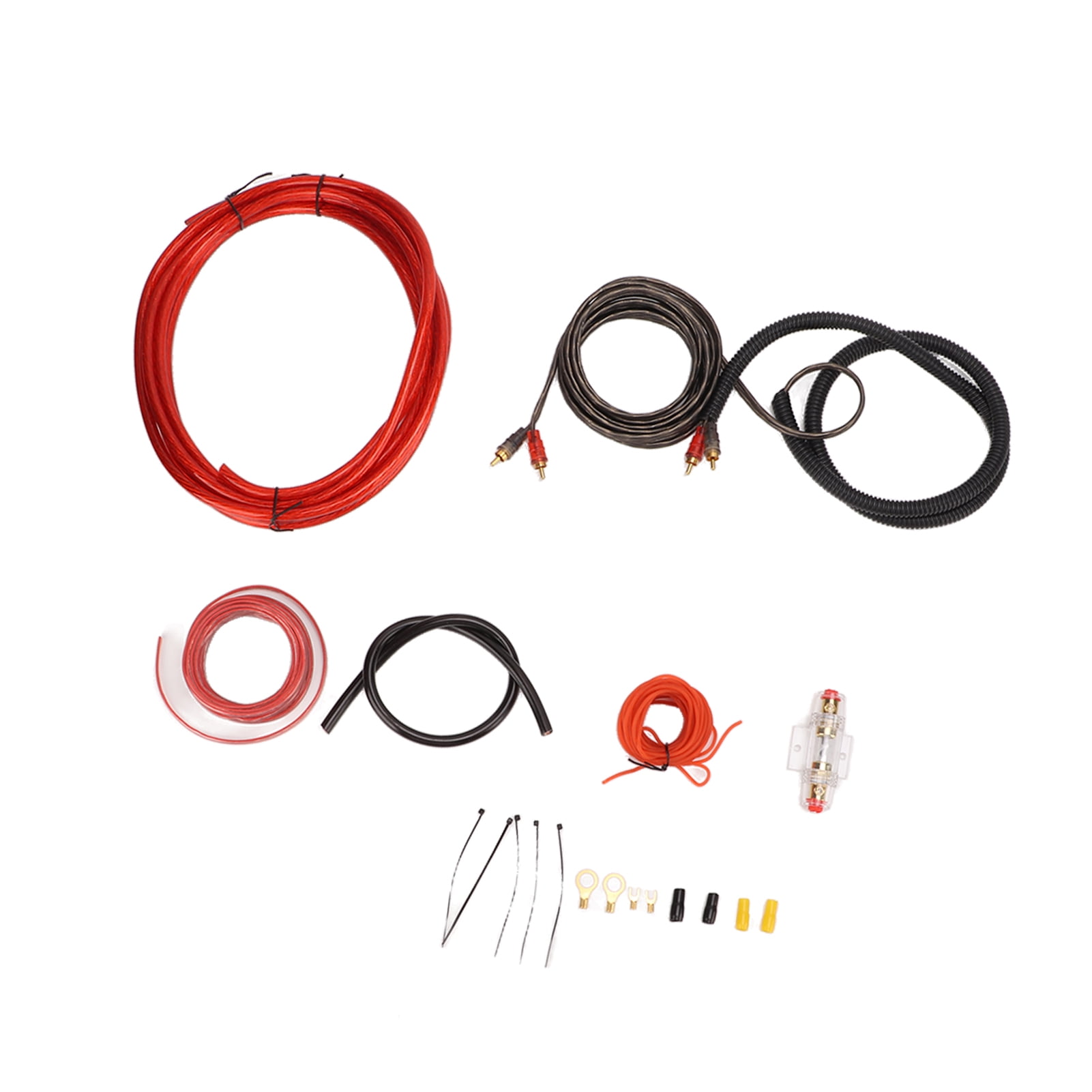 4 Gauge Car Audio Cable Amp Wiring Kit Amplifier Installation Wiring