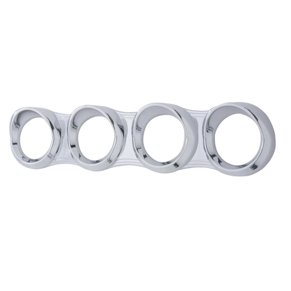 4 Gauge Cluster Cover W/ Visor For 2006+ Peterbilt 379 384 386 387 388 389