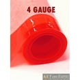 thumbnail image 1 of 4 Gauge RED Tinted Plastic Vinyl Fabric 48" Wide Sold By The Yard, 1 of 2