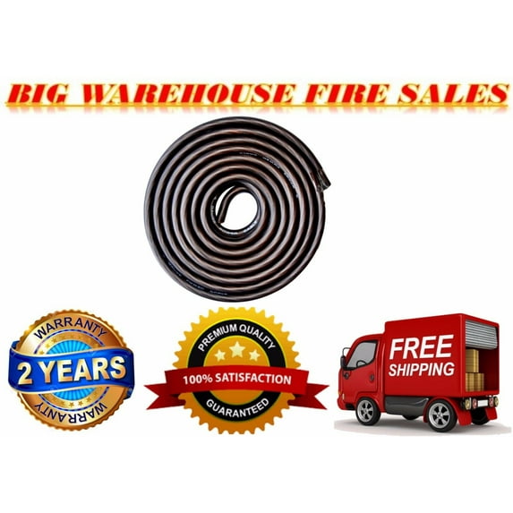 4 Gauge Wire Black Amplifier Power/Ground 4 Ga Amp Wire 20 Feet Cable Roll