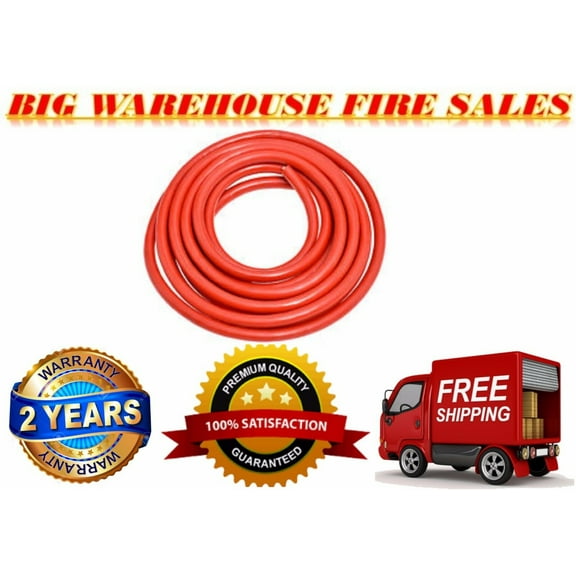 4 Gauge Wire Red Amplifier Power/Ground 4 Ga Amp Wire 100 Feet Cable Roll