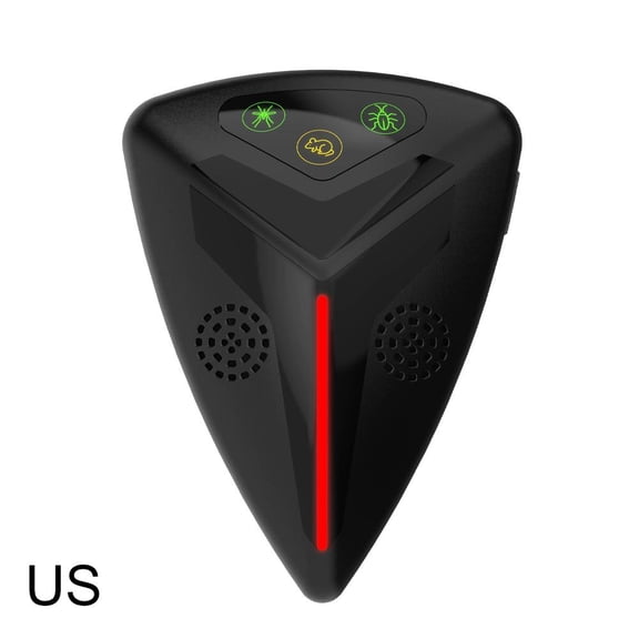 4 Gear Dual Speaker Ultrasonic Rat Repeller High Power Variable Frequency Rodent Deterrent Indoor Mouse Repellent