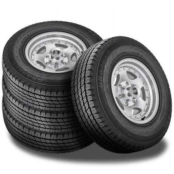 4 General Grabber A/TX 275/60R20 116T All Terrain 640AB 60K Mi Warranty 3PMSF 4492700000 / 275/60/20 / 2756020