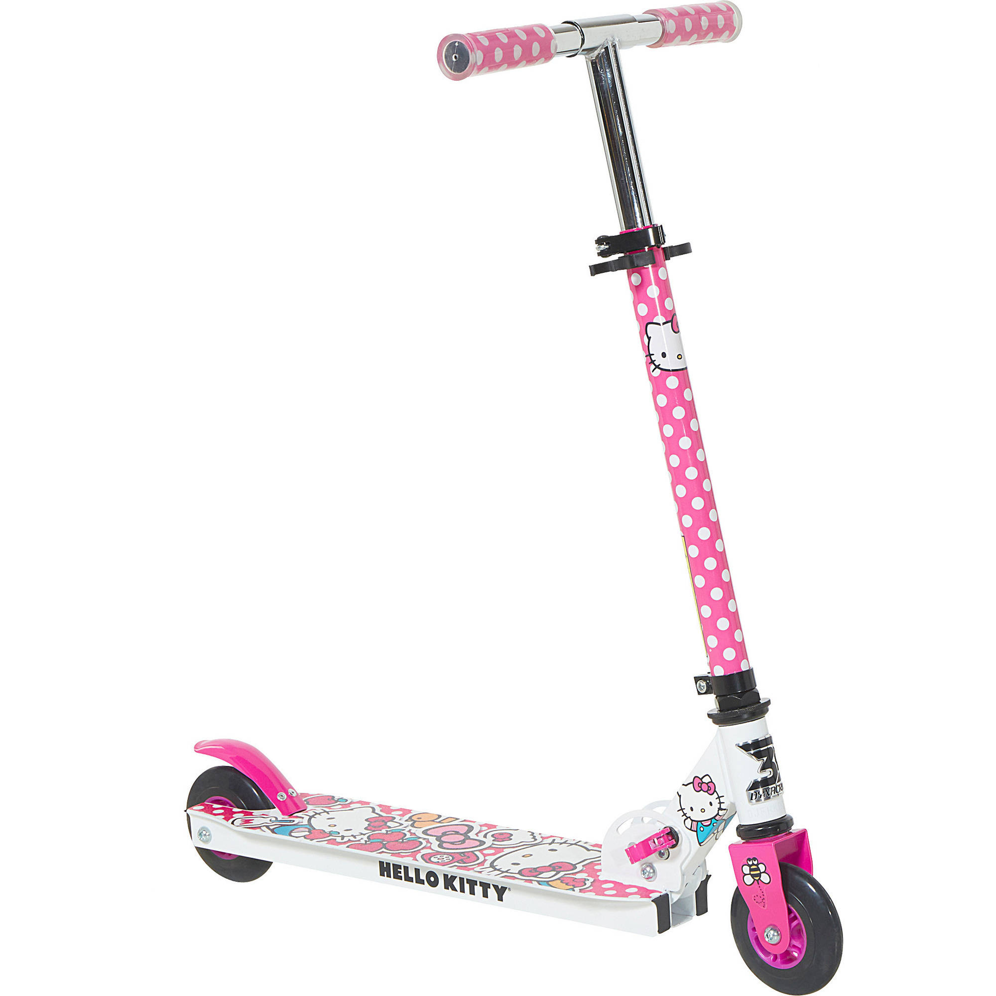 4" Girls' 2 Wheel Hello Kitty Folding Scooter by Dynacraft - image 1 of 5