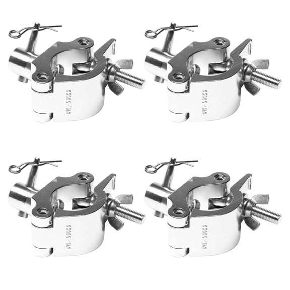 (4) Global Truss Coupler Clamps Heavy Duty Clamps With Half Couplers For 50mm Tubing