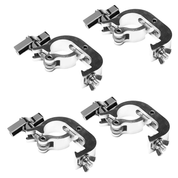 (4) Global Truss Trigger Clamps - Heavy Duty Wrap Around Hook Style Clamps