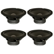 4 Goldwood Sound GW-8024 Rubber Surround 8" Woofers 190 Watts each 4ohm Replacement Speakers