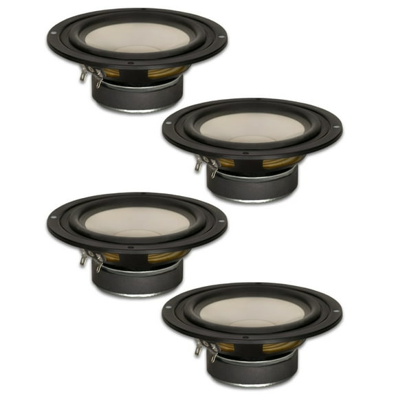 4 Goldwood Sound GW-S525/8 Poly Cone 5.25" Woofers 130 Watts each 8ohm Replacement Speakers