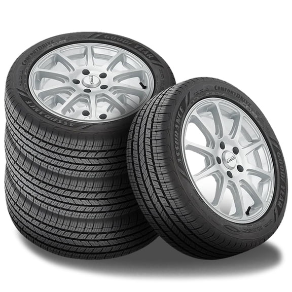 4 Goodyear Assurance ComfortDrive 255/50R20 109V XL 700AA 60K Mileage Warranty 413037582 / 255/50/20 / 2555020