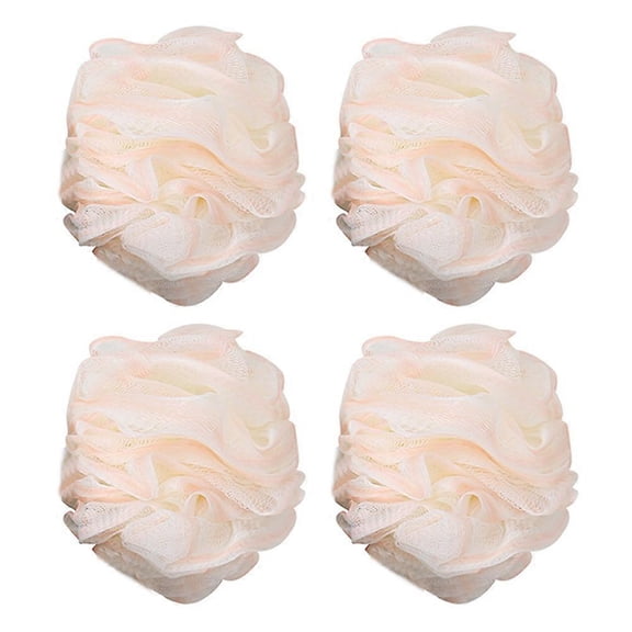 4 Gradual shower balls, girls' bath bubble balls, cute large, high-grade soft adult bath balls
