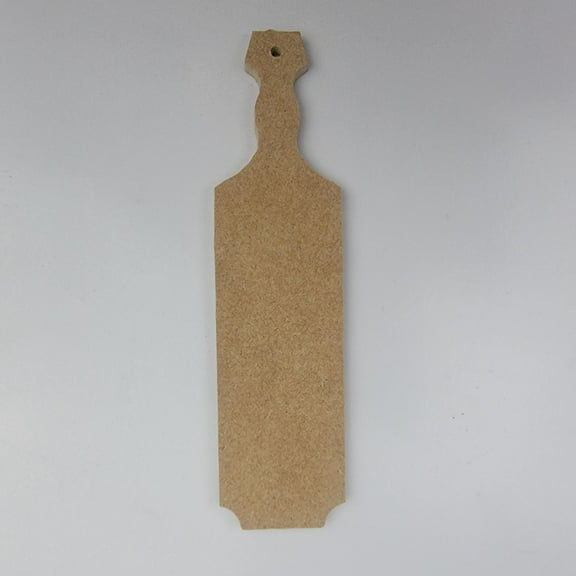 4" Greek Paddle, Unfinished MDF Art Shape by Wooden Craft Cutouts