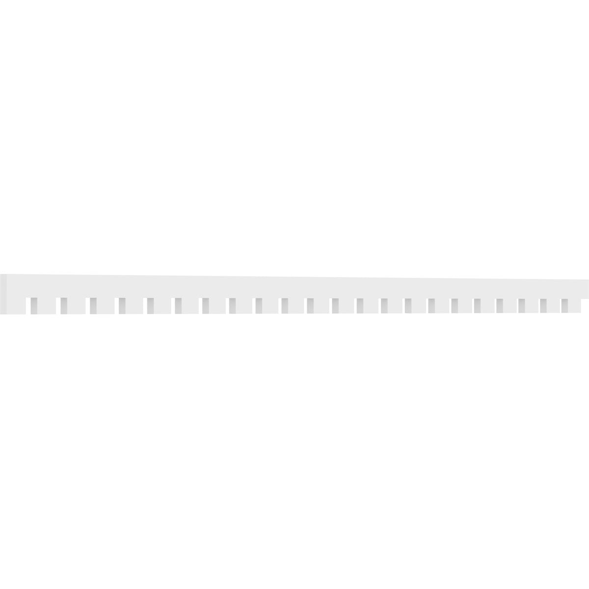 4"H x 1"P x 92"L Wilson Architectural Grade PVC Dentil Trim