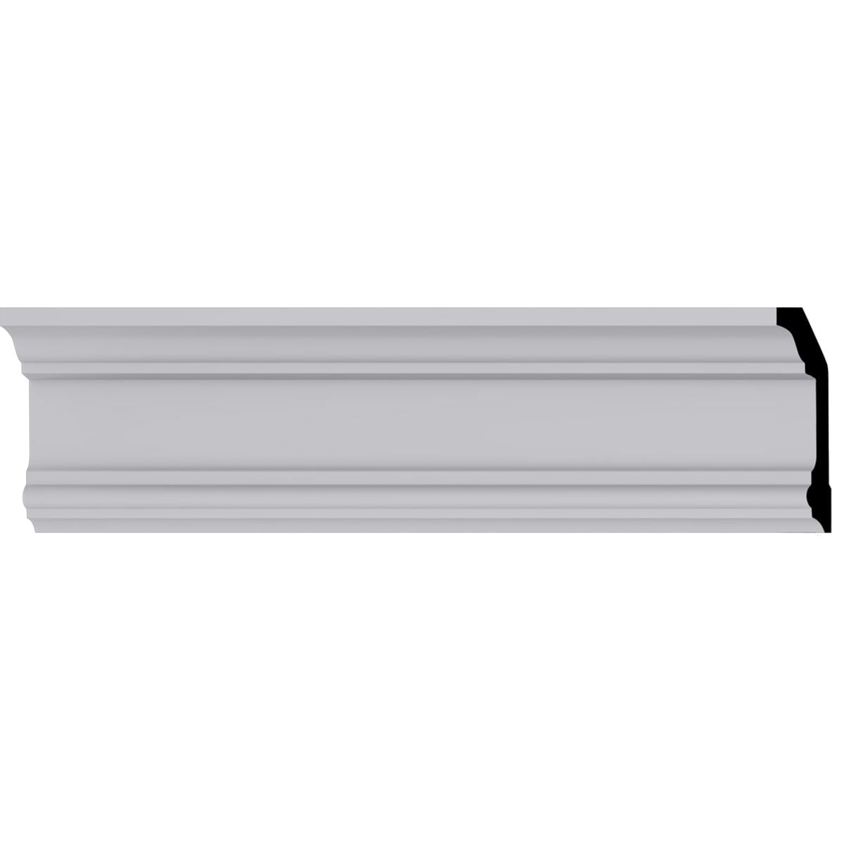 Holmdel Traditional Smooth White Polyurethane Crown Moulding