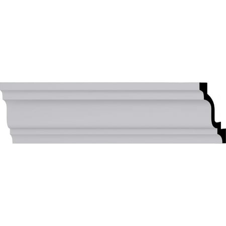 4"H x 3"P x 5"F x 94 1/2"L Nexus Traditional Crown Moulding
