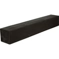 thumbnail image 1 of 4"H x 4"D x 36"W Sandblasted Faux Wood Fireplace Mantel, Onyx, 1 of 17