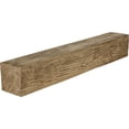 thumbnail image 1 of 4"H x 4"D x 60"W Sandblasted Faux Wood Fireplace Mantel, Golden Oak, 1 of 17
