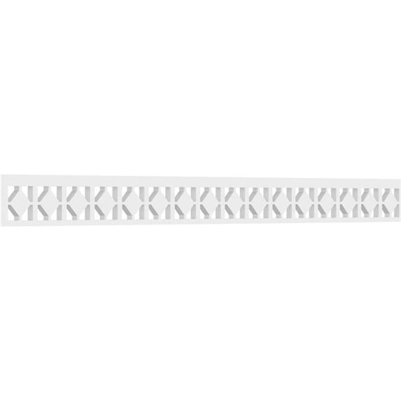 4"H x 5/8"P x 48"L Glenburn Architectural Grade PVC Running Trim