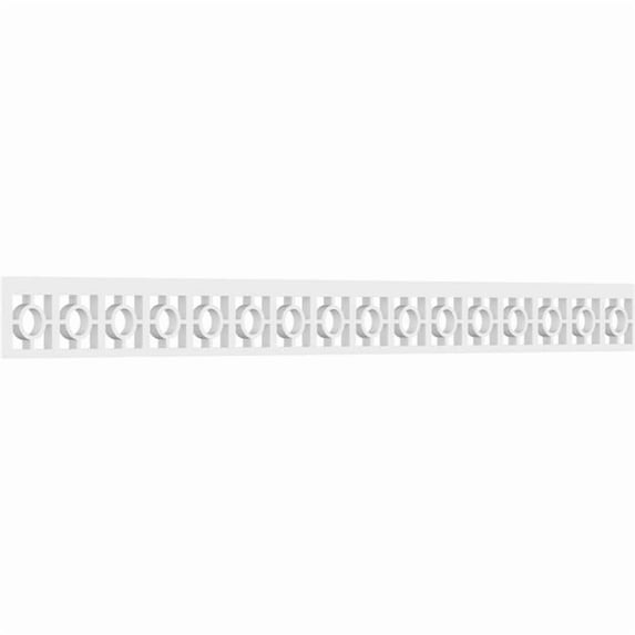 4"H x 5/8"P x 48"L Koroluck Architectural Grade PVC Running Trim