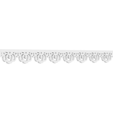 4"H x 5/8"P x 48"L Monroe Architectural Grade PVC Running Trim