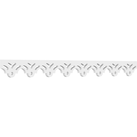 4"H x 5/8"P x 48"L Robertson Architectural Grade PVC Running Trim