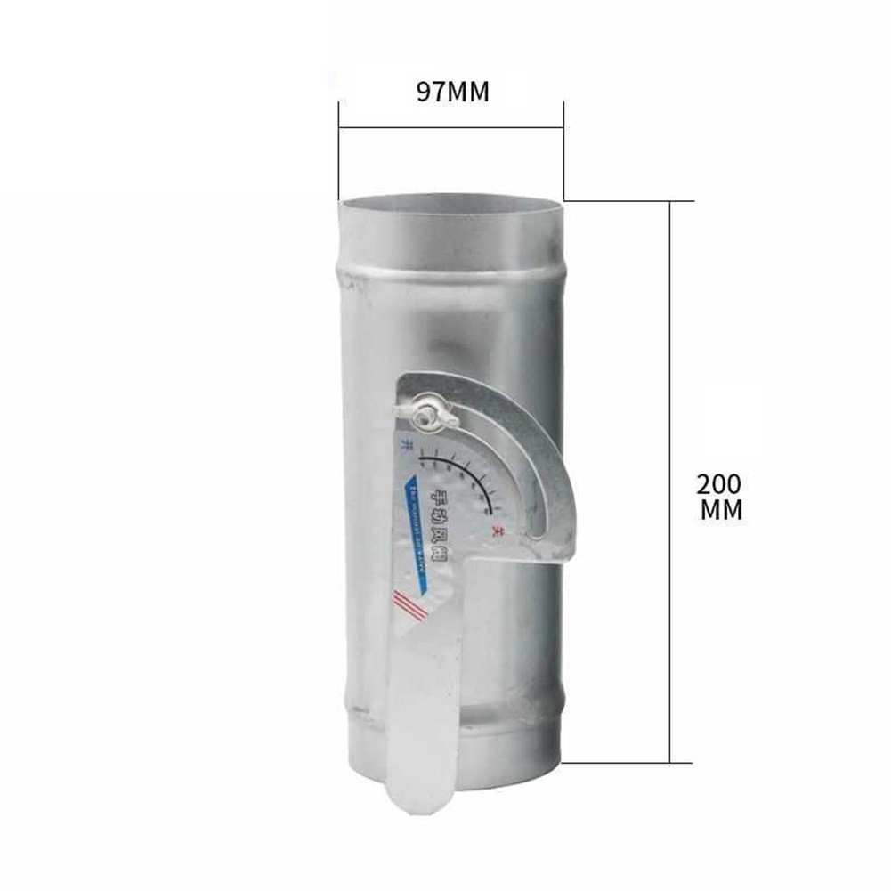 4\" HVAC Duct Manual Air Volume Damper Metal Adjustment Backdraft
