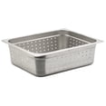 thumbnail image 1 of 4" Half Size Perforated Stainless Food Pan, Each, 1 of 3