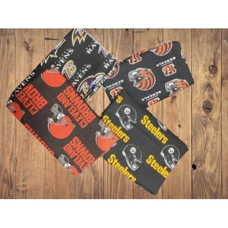 4 Half Yards -AFC North NFL Half Yard Bundle