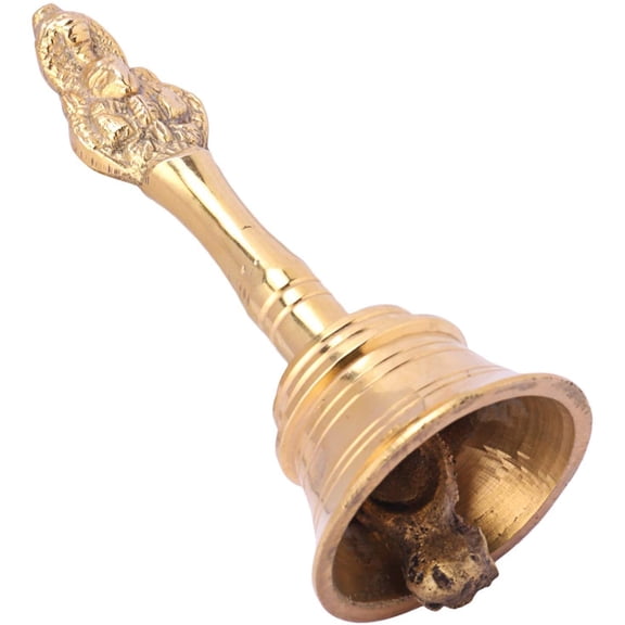 4 Hand Held Service Bell - Polished Brass by RedSkyTrader