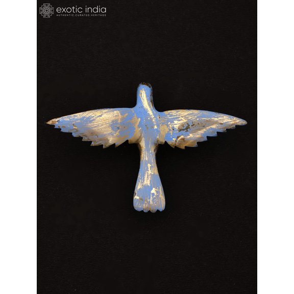 4" Hand-Painted Decorative Bird Statue | Wall Decor