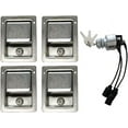 thumbnail image 1 of 4 Handles, Chrome Dual Locking Door Handles & Keyed Ignition Switch, 1 of 4