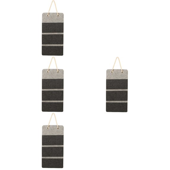4 Hanging Decoration Storage Bag Storage Bags Display Wall Pocket Pocket Organizer Pouch Hanging Organizer