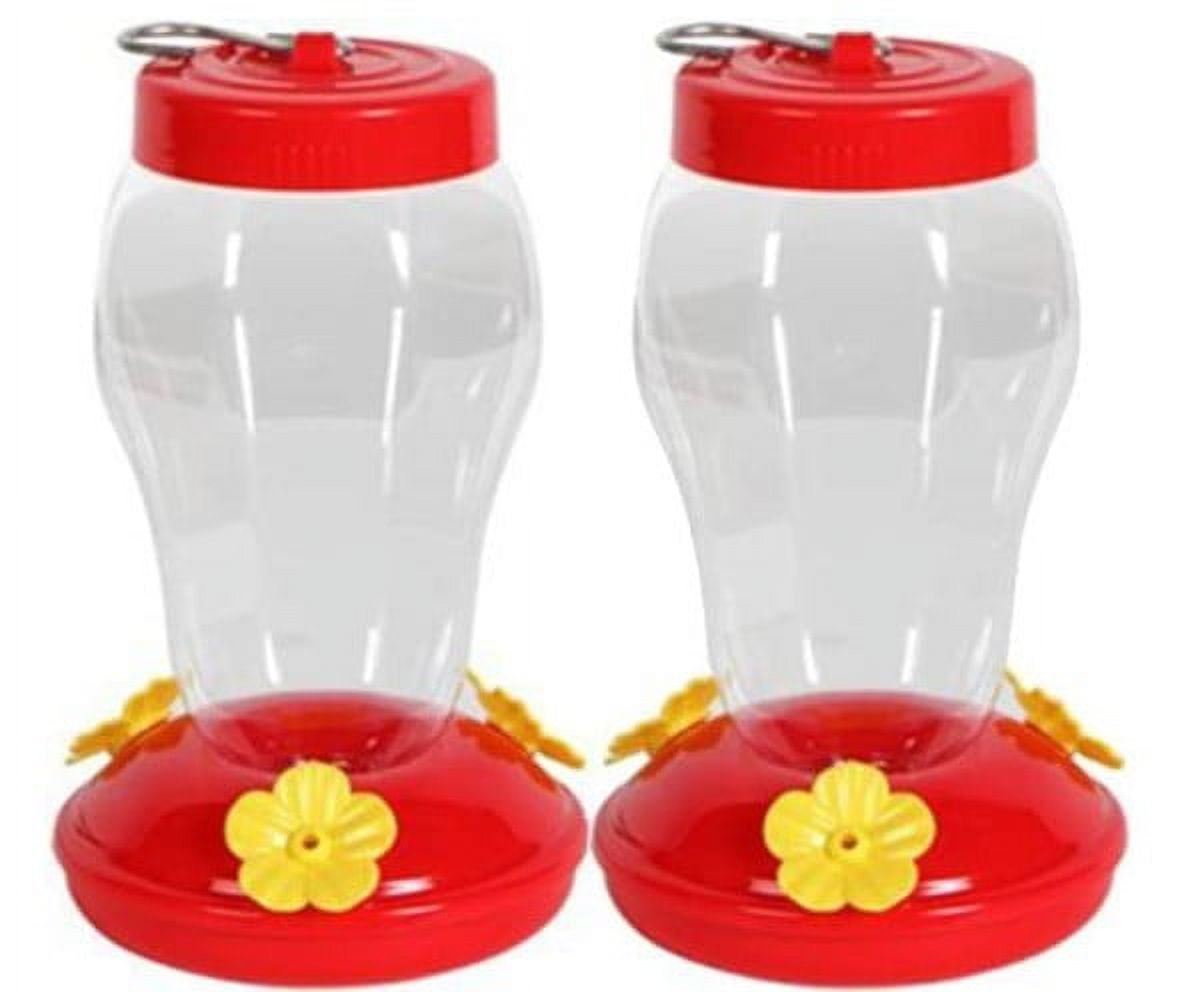 4 Hanging Hummingbird Feeders, 6.75x4 in. for Outdoors