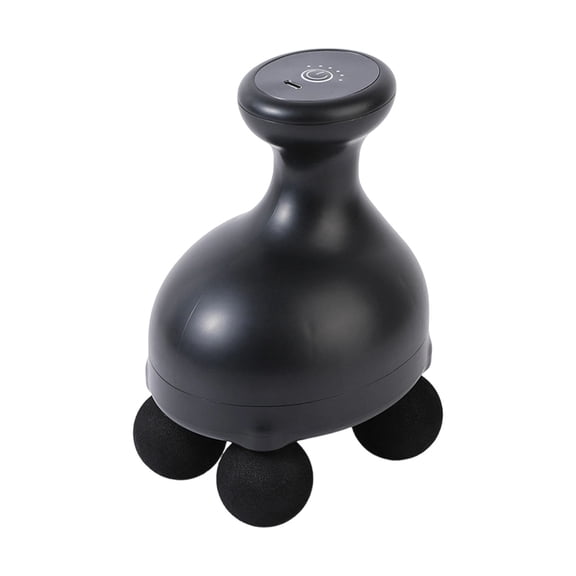 4-Head Handheld Deep Tissue Massager, Percussion Muscle Massage Gun with 6 Speeds & Reverse Thrust, for Shoulder, Neck, Back, Leg Pain Relief, Gift for Family by Goohae, Black 16*10