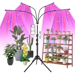 32W Full-Spectrum LED Grow Light - 4-Band Red/Blue/UV/IR for Indoor Plant  Growth