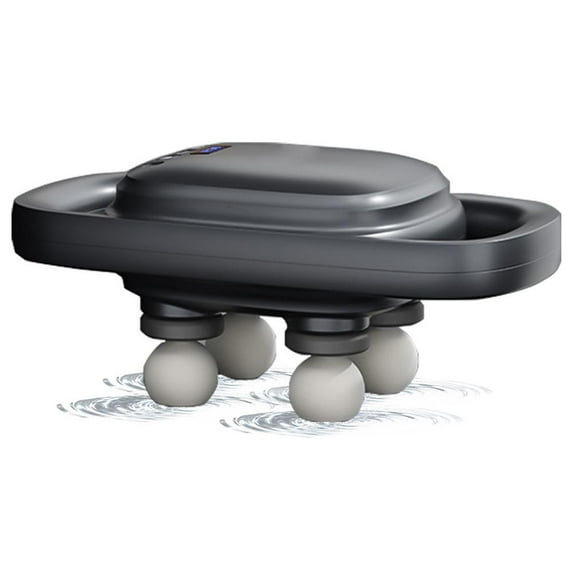 4-Head Wireless Handheld Automatic Massager - High-Powered Relief for Muscle Fatigue and Pain